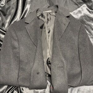 Men's Kenneth Cole Gray Peacoat
